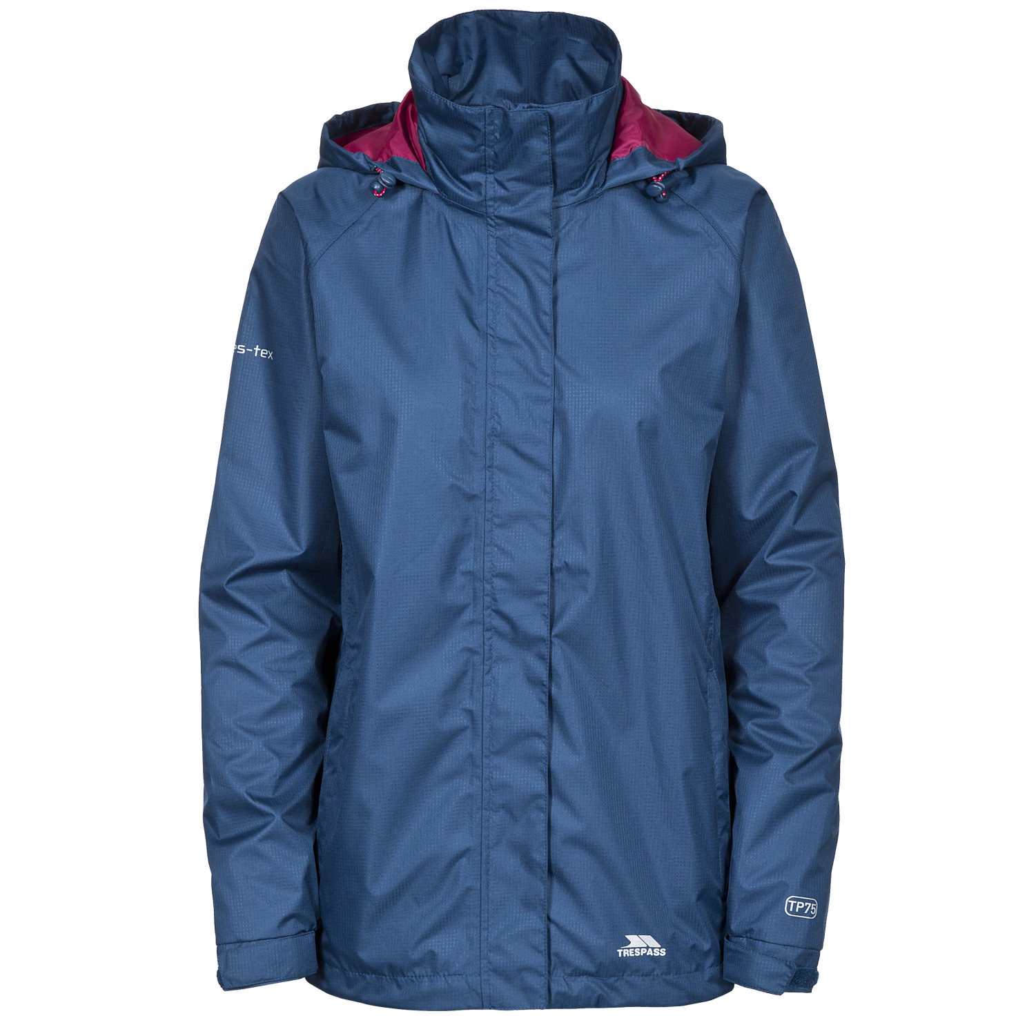 Trespass Dame Regnjakke – Midnight Blue Udsalg!