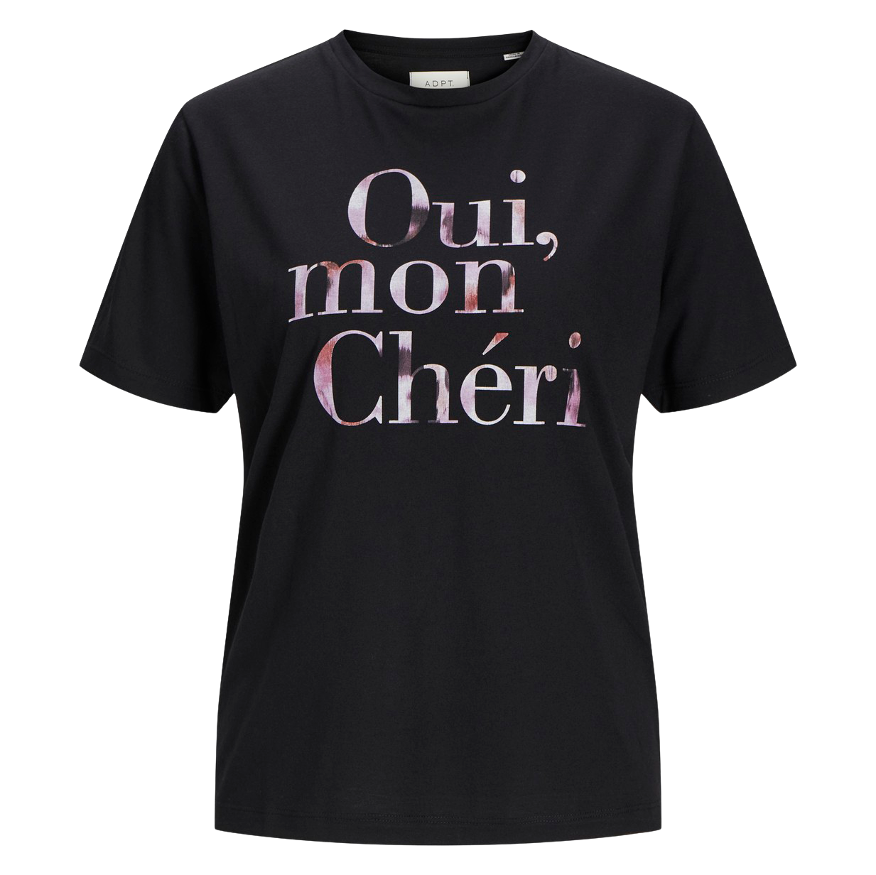 Gms Mia Dame T-shirt med print – Sort must-have!