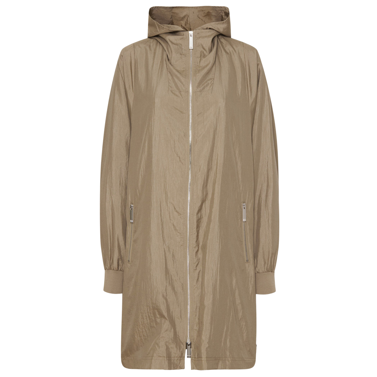 Pyllie Oversize Jakke i Taupe - Trendy Overgangsjakke