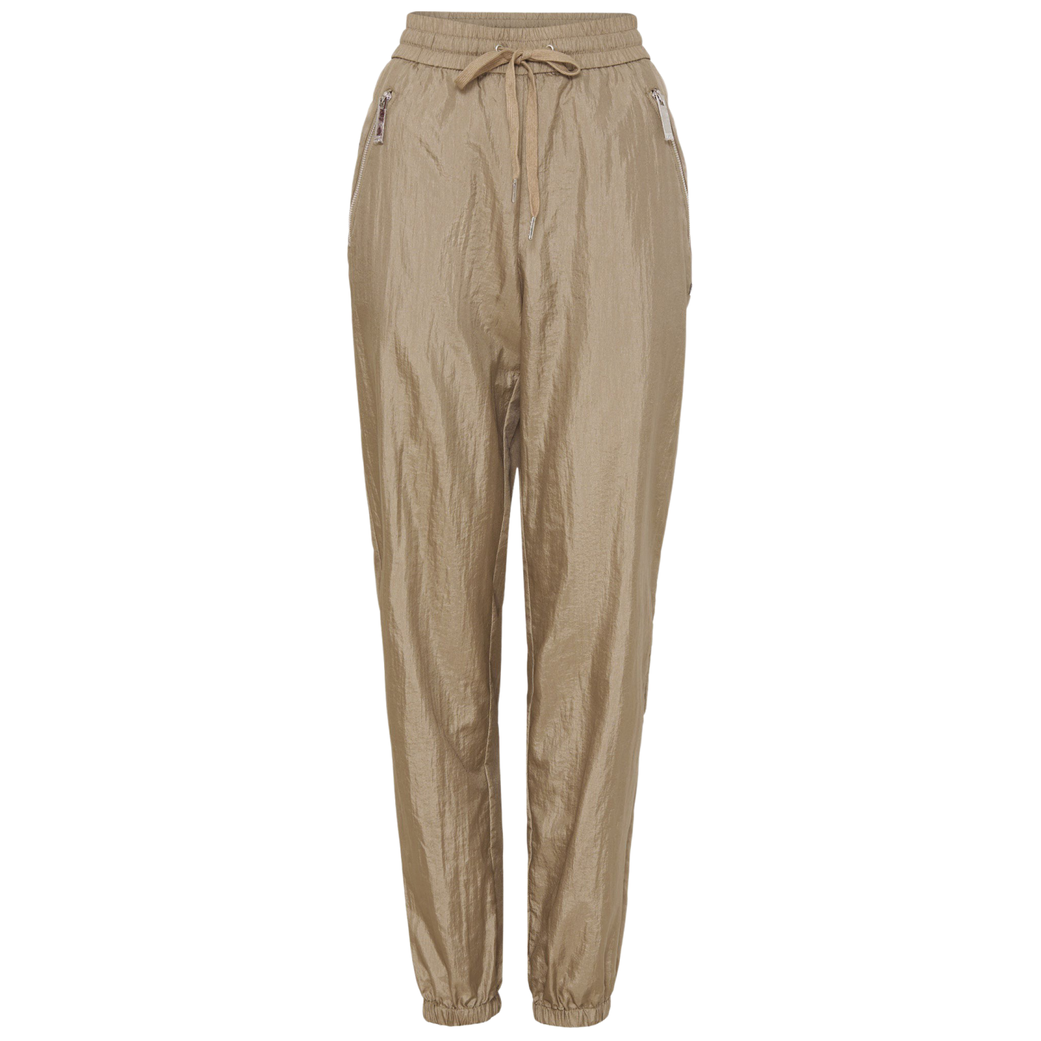 Trendy Pernilla Bukser til Dame i Taupe – Perfekt til Hverdag