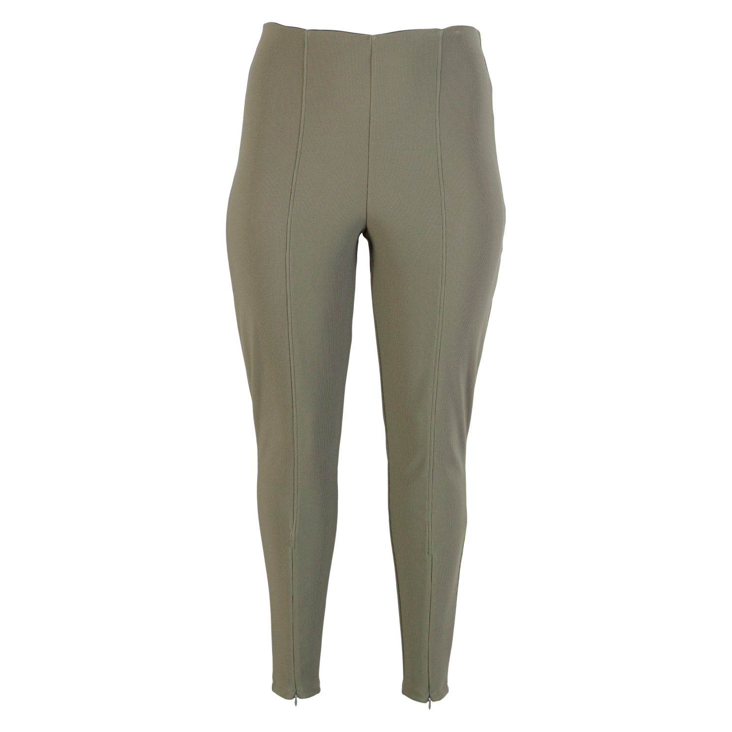 Dame Leggings i Dusty Olive – Stil og Komfort til Alle Anledninger