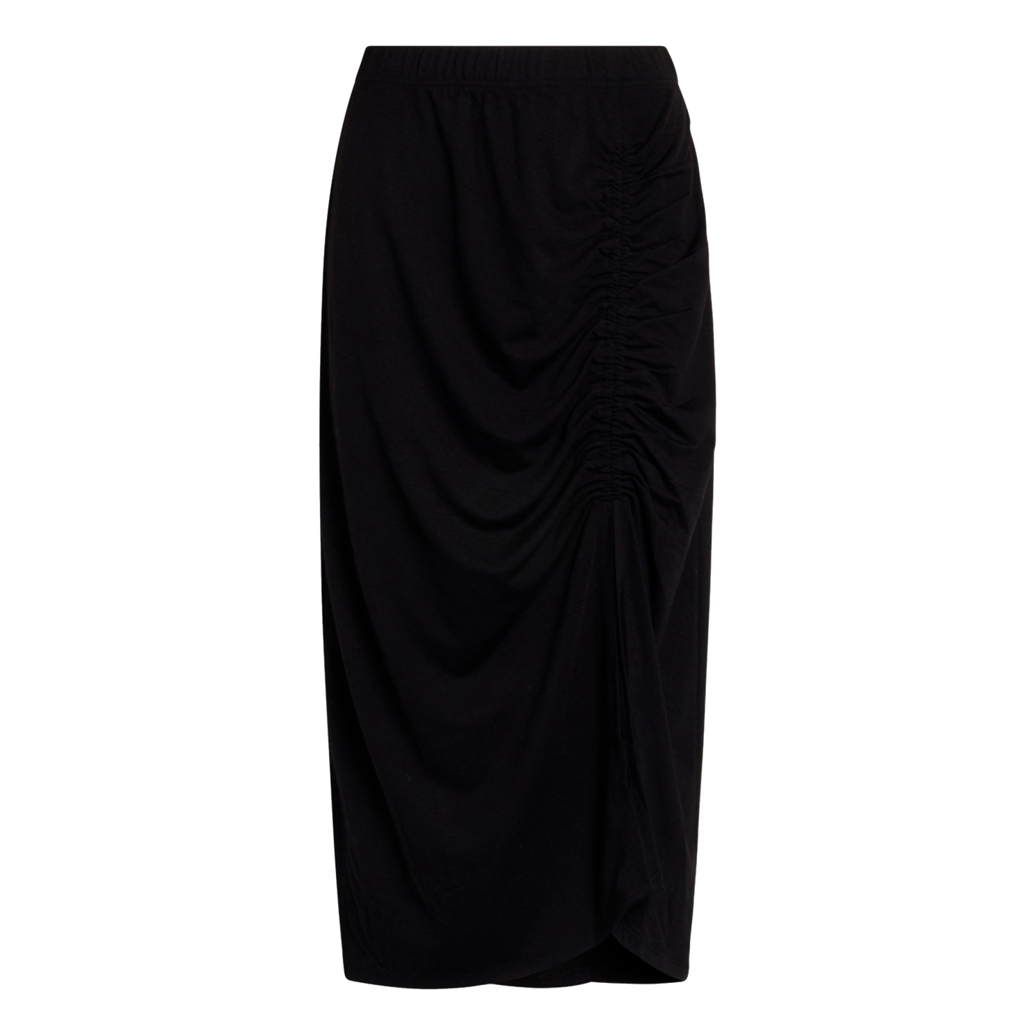 Elegant sort nederdel med slids fra Sirup Copenhagen