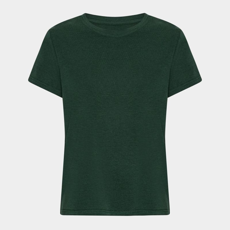 Mørkegrøn Bambus T-shirt til Dame – Få den nu!