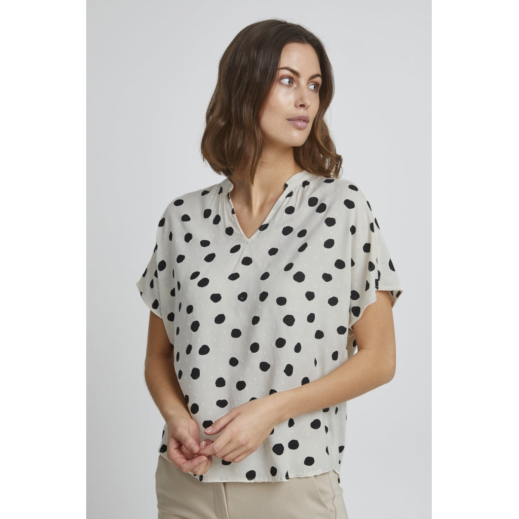 Elegant damebluse Frfanemma i Birch fra Fransa – Udsalg!