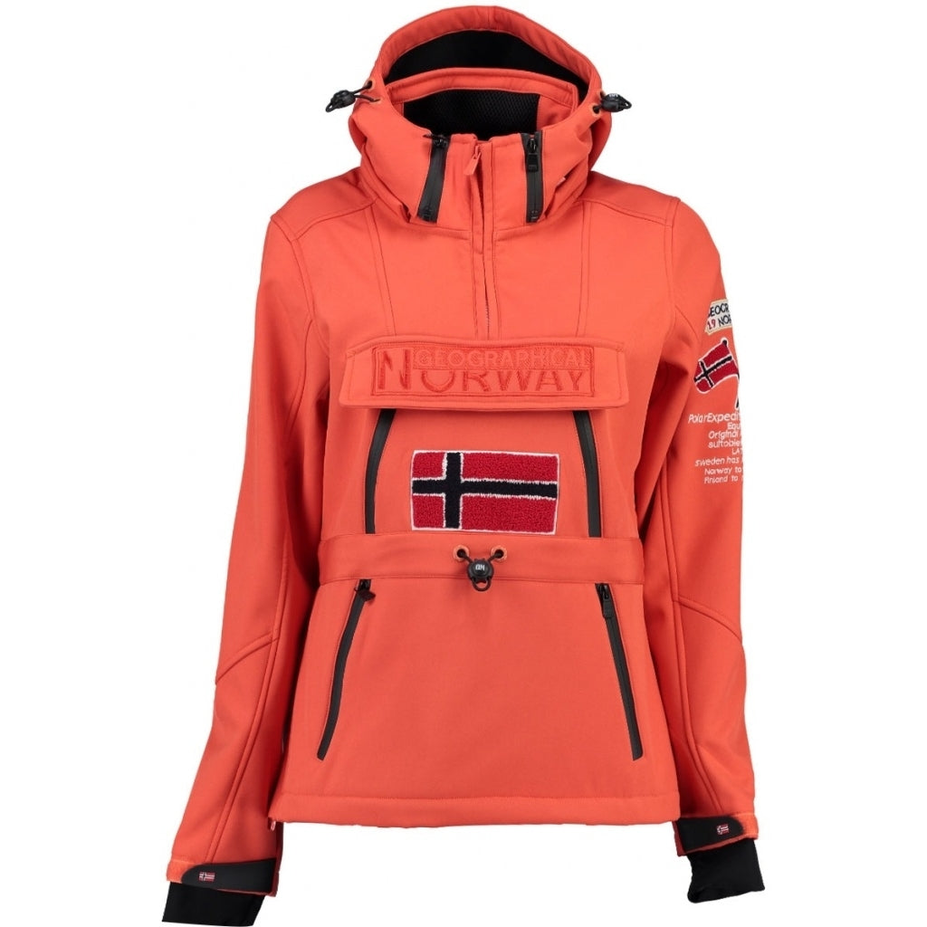 Forårsvenlig Softshell Anorak til Dame i Corail