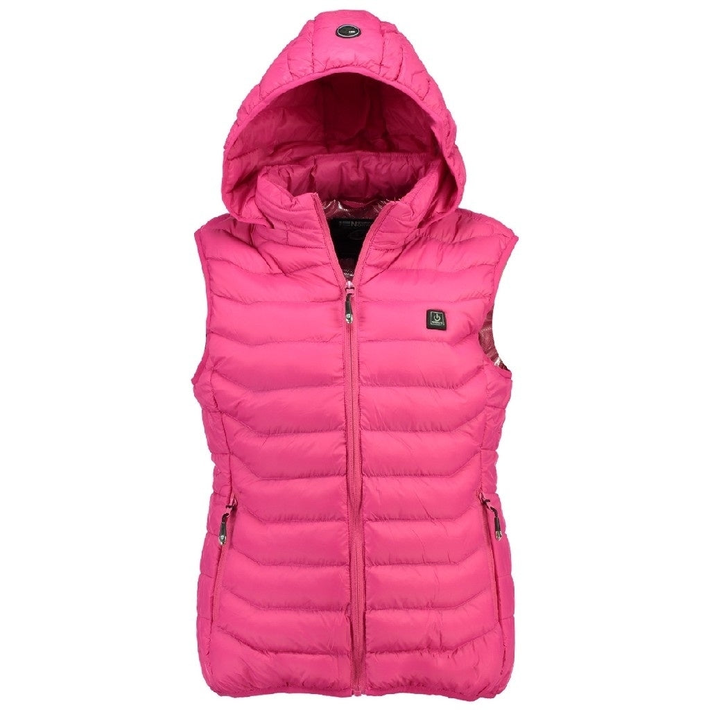 Geographical Norway Varm Vintervest til Dame – Fuchsia Udsalg