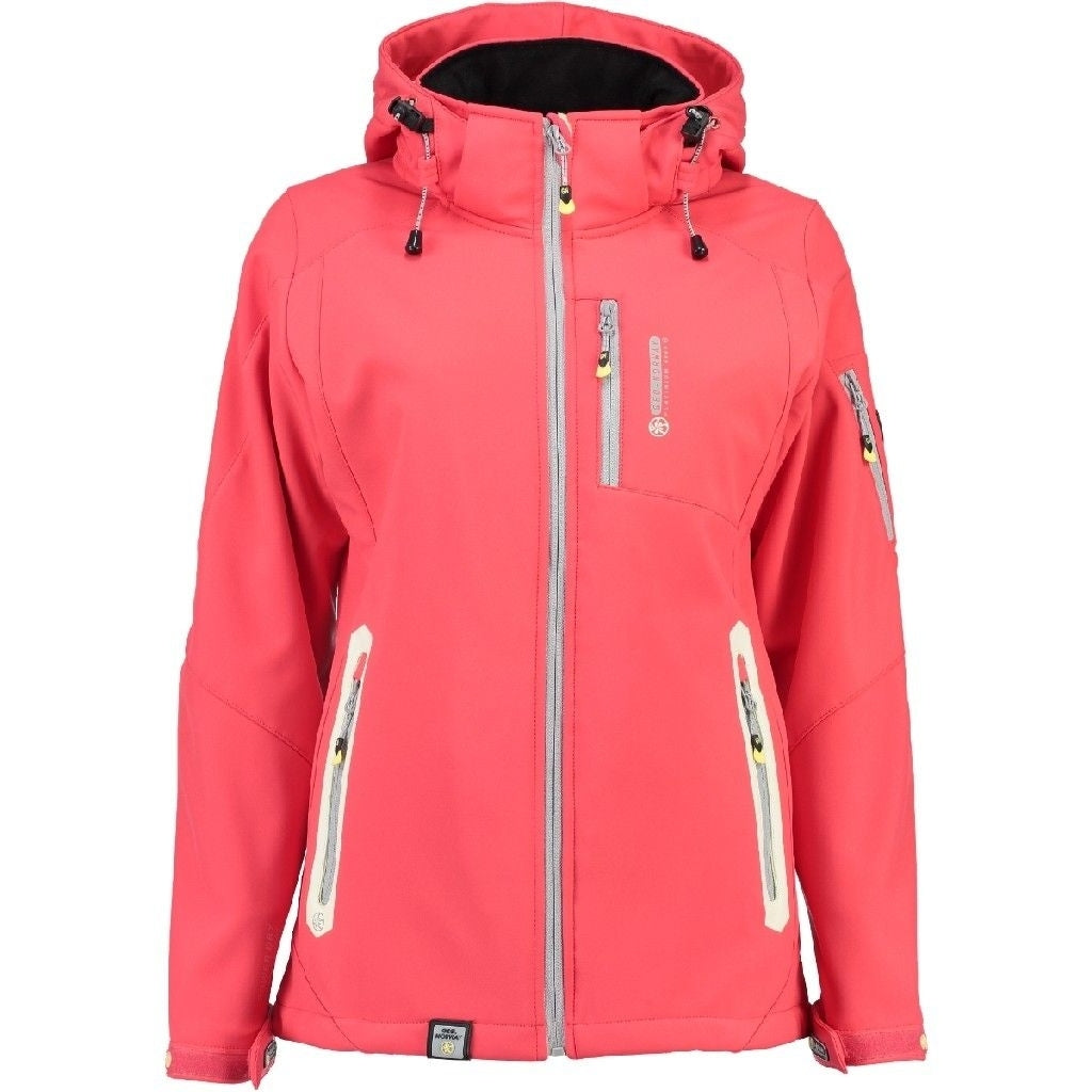 Stilfuld Dame Softshell Jakke Tova i Coral – Perfekt Valg!