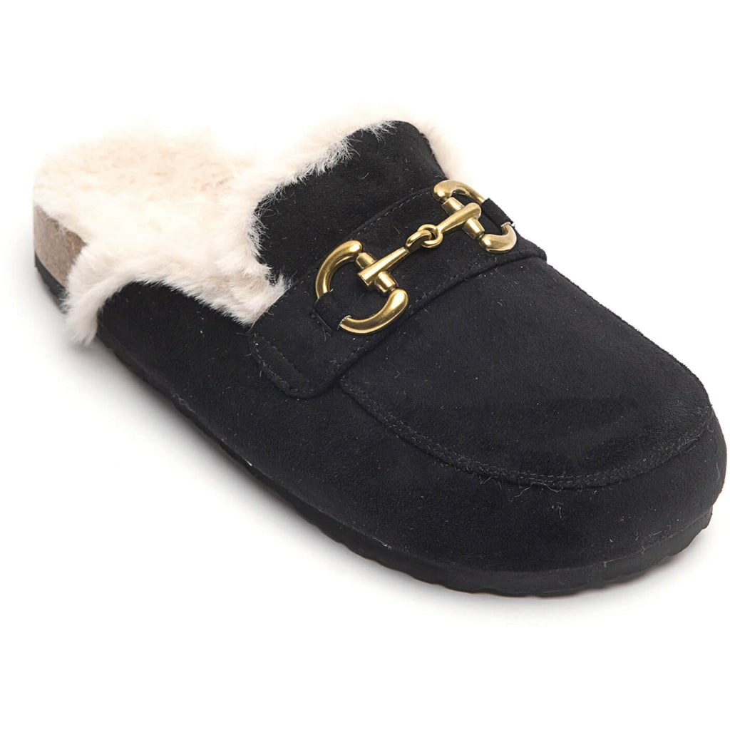 Clementine Dame Loafers – Elegante Sorte Hjemmesko