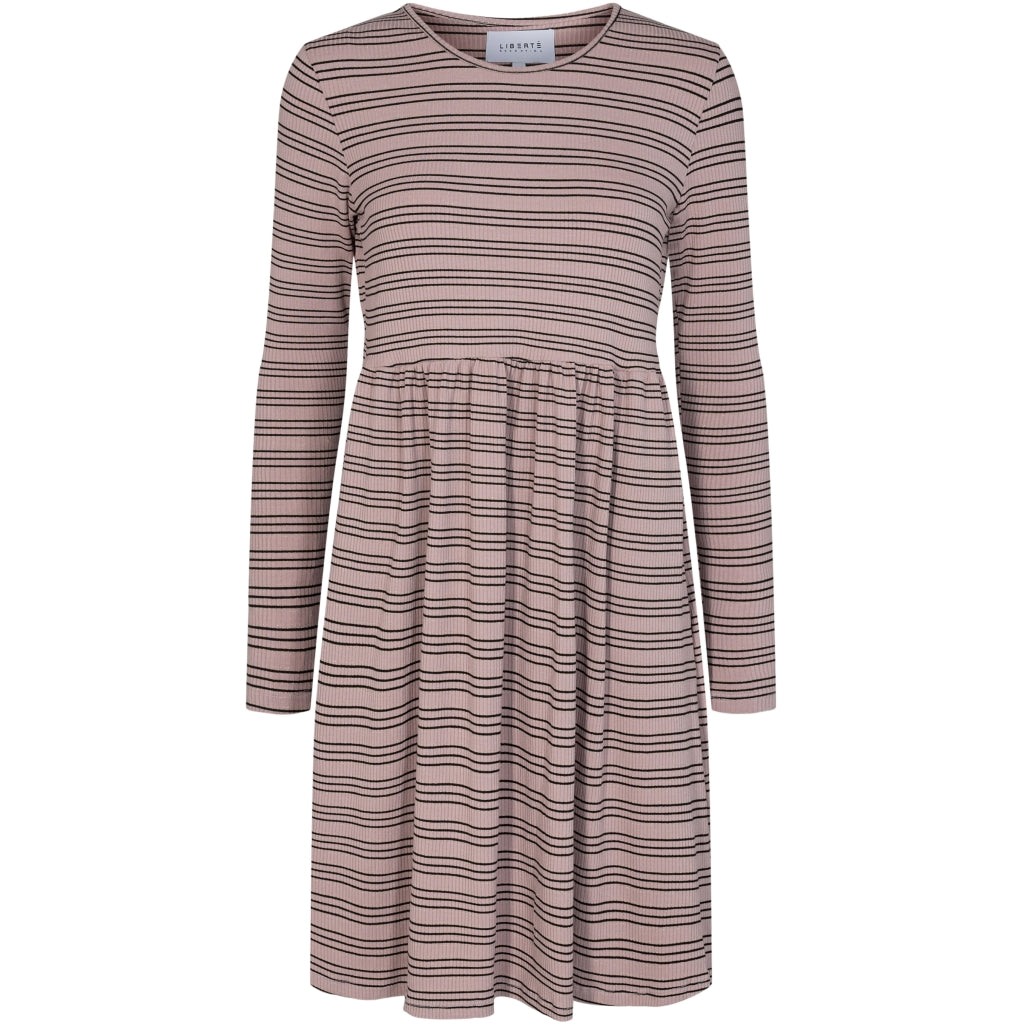 Liberte Kjole Natalia i Rose Gold Lurex - Udsalg!