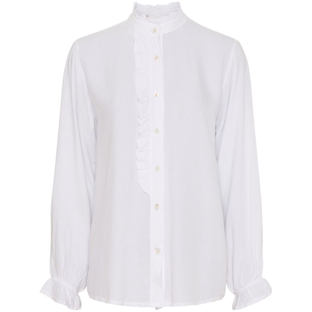 Dame Bluse Luellen i Hvid fra Lululia - Sommerudsalg!