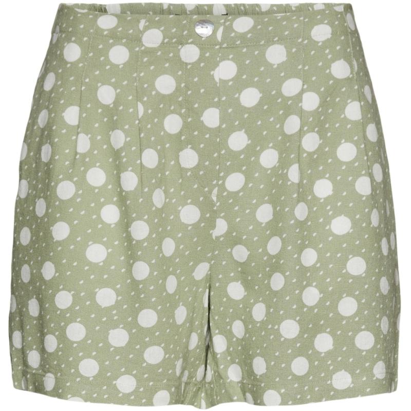 Højtaljede shorts med prikker fra Vero Moda - Sommermusthave!