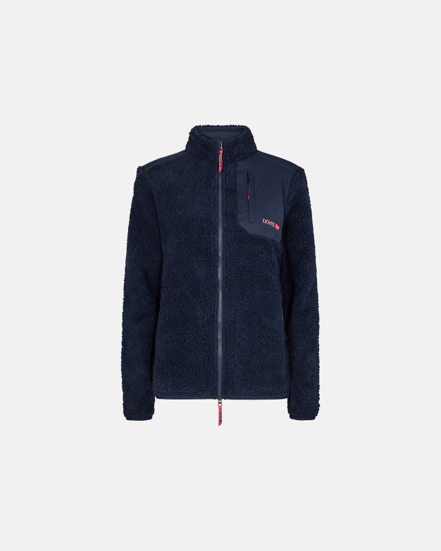 Dovre Navy Teddy Fleece Jakke – Udendørs Tilbud!