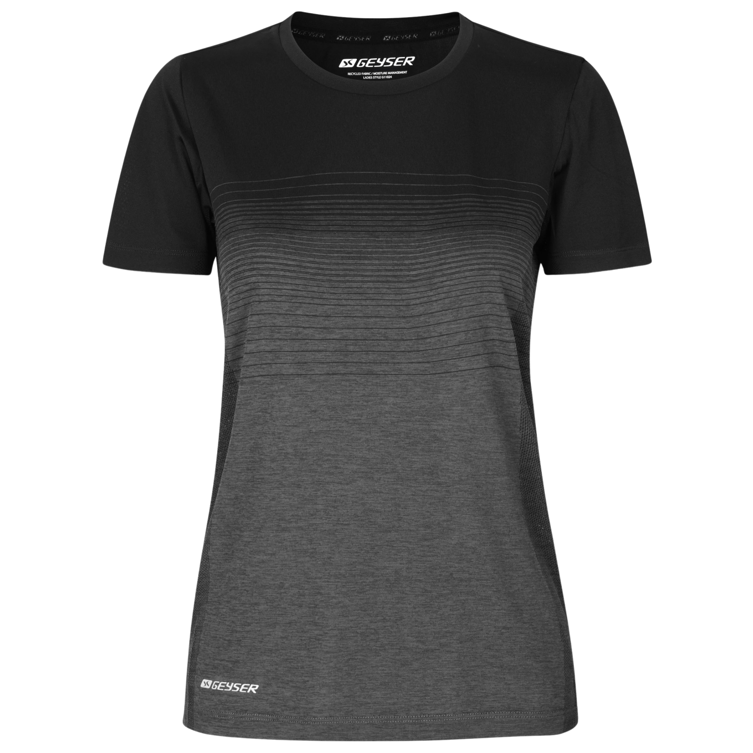 Dame Trænings T-shirt i Sort - Ideel til Aktiv Livsstil!