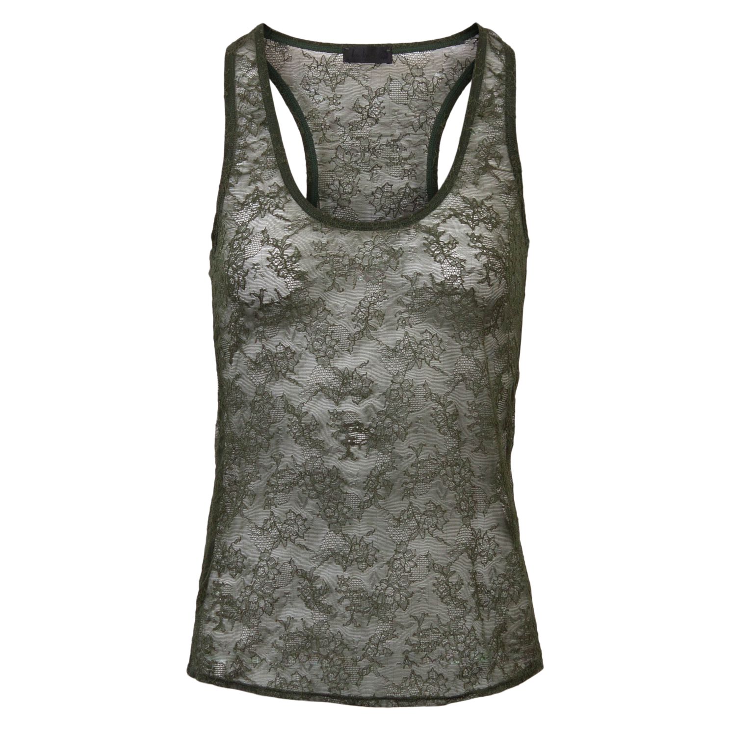 Lynn Dame Top i Khaki - Elegant og Sofistikeret Design