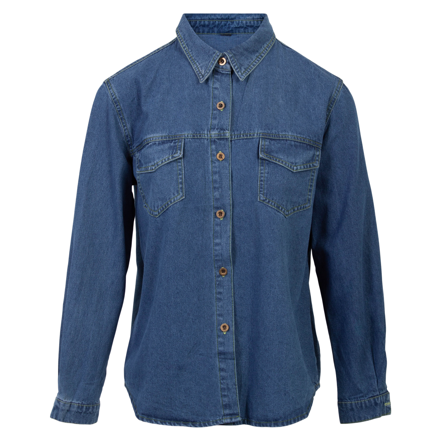 Lorrta Denim Skjortejakke til Dame - Stilfuld og Praktisk!