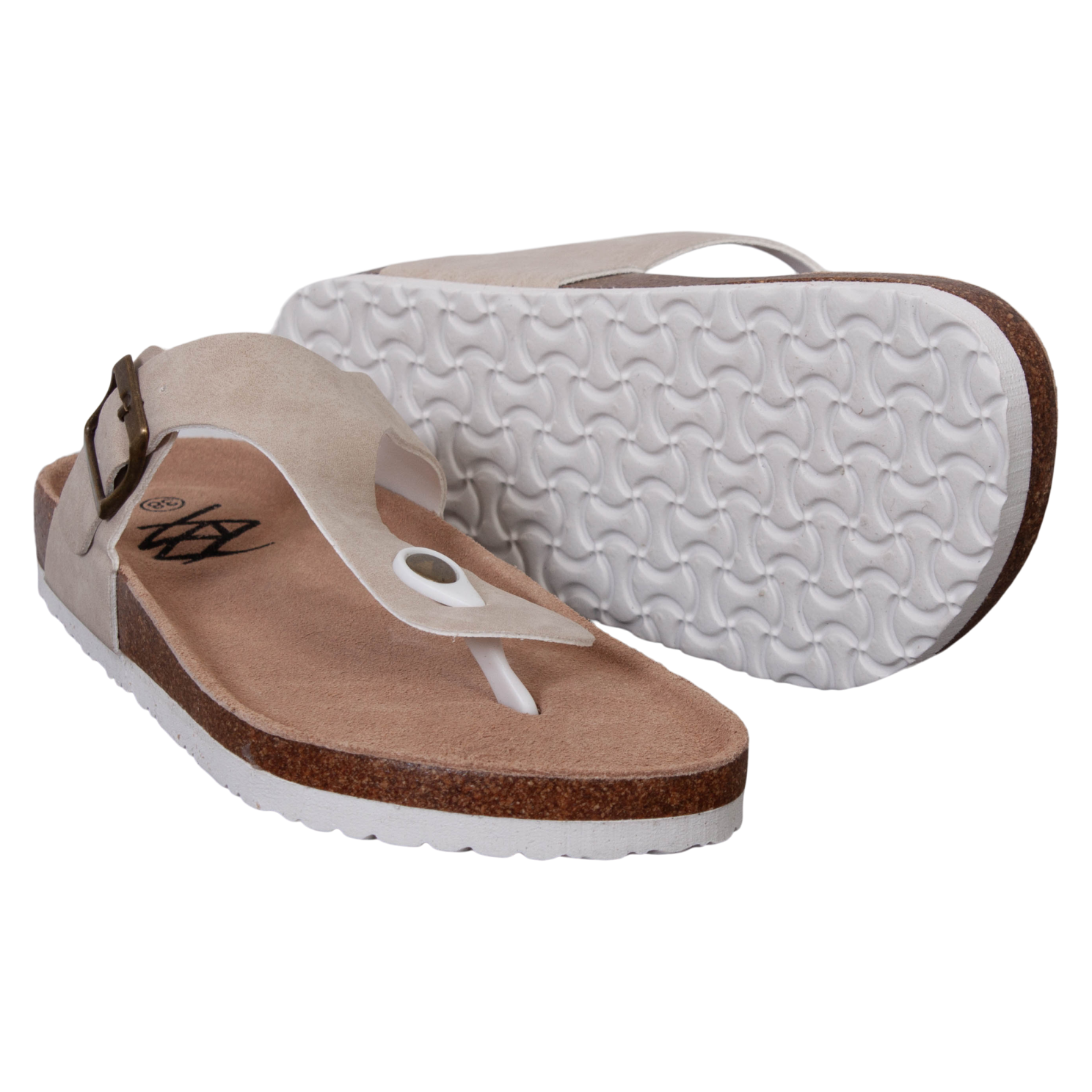 Beige Sandaler til Damer med Tåsplit – Sommerfavorit