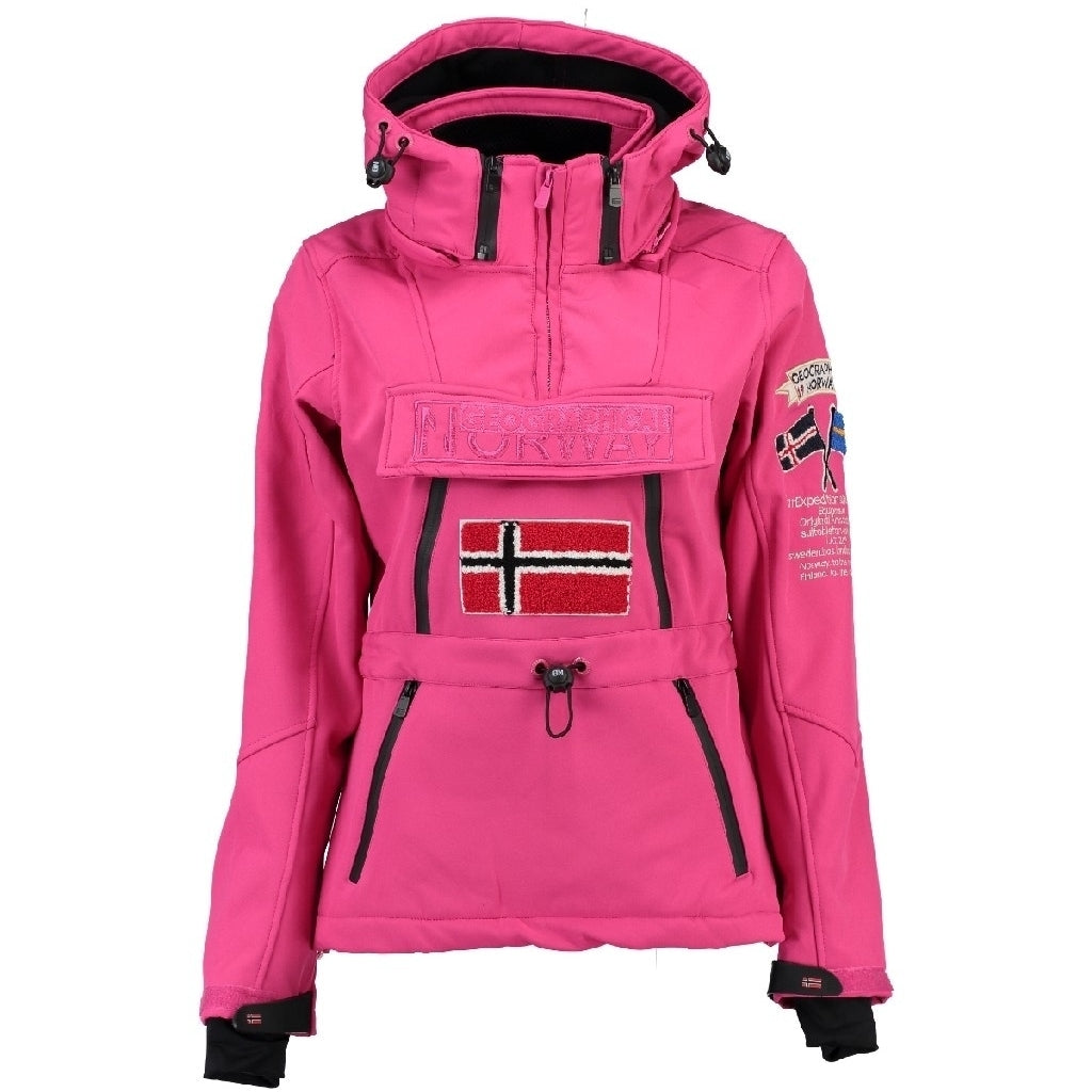 Softshell Dame Tulbeuse  Pink fra Geographical Norway hos Klædeskabet.dk 5711614624654