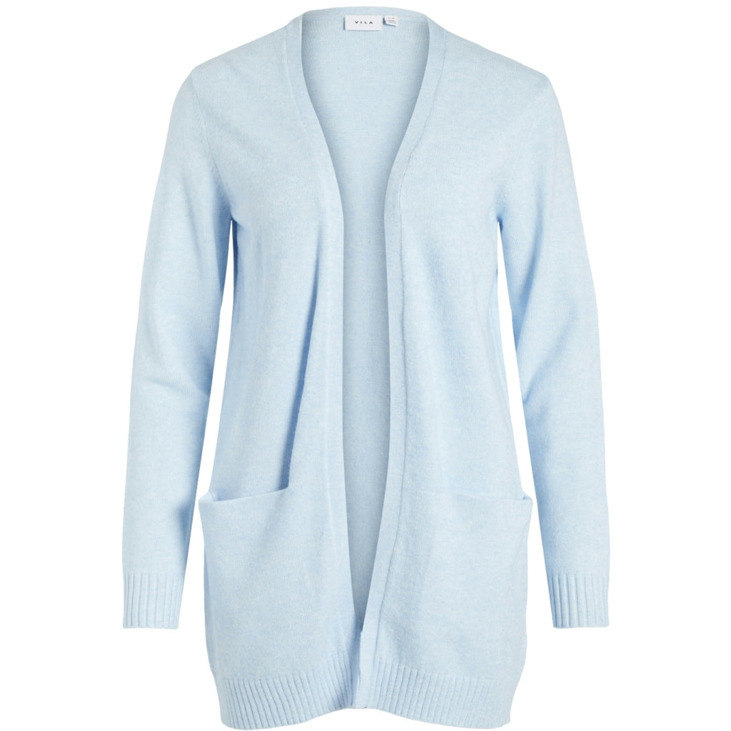 Dame Cardigan Viril  Kentucky Blue Melange fra Vila hos Klædeskabet.dk 5713787596134