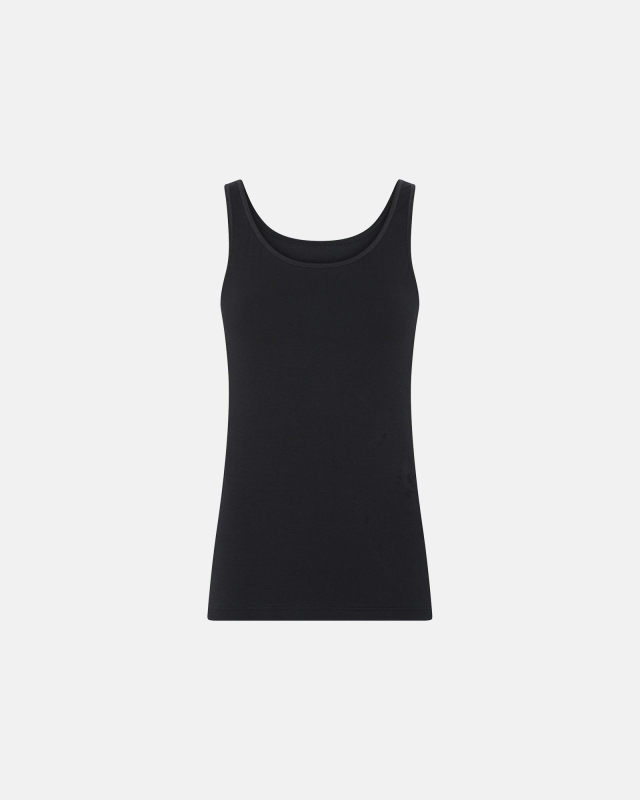 Tanktop | Gots økologisk Bomuld | Sort fra Olympia hos Intimo.dk 5709405810553