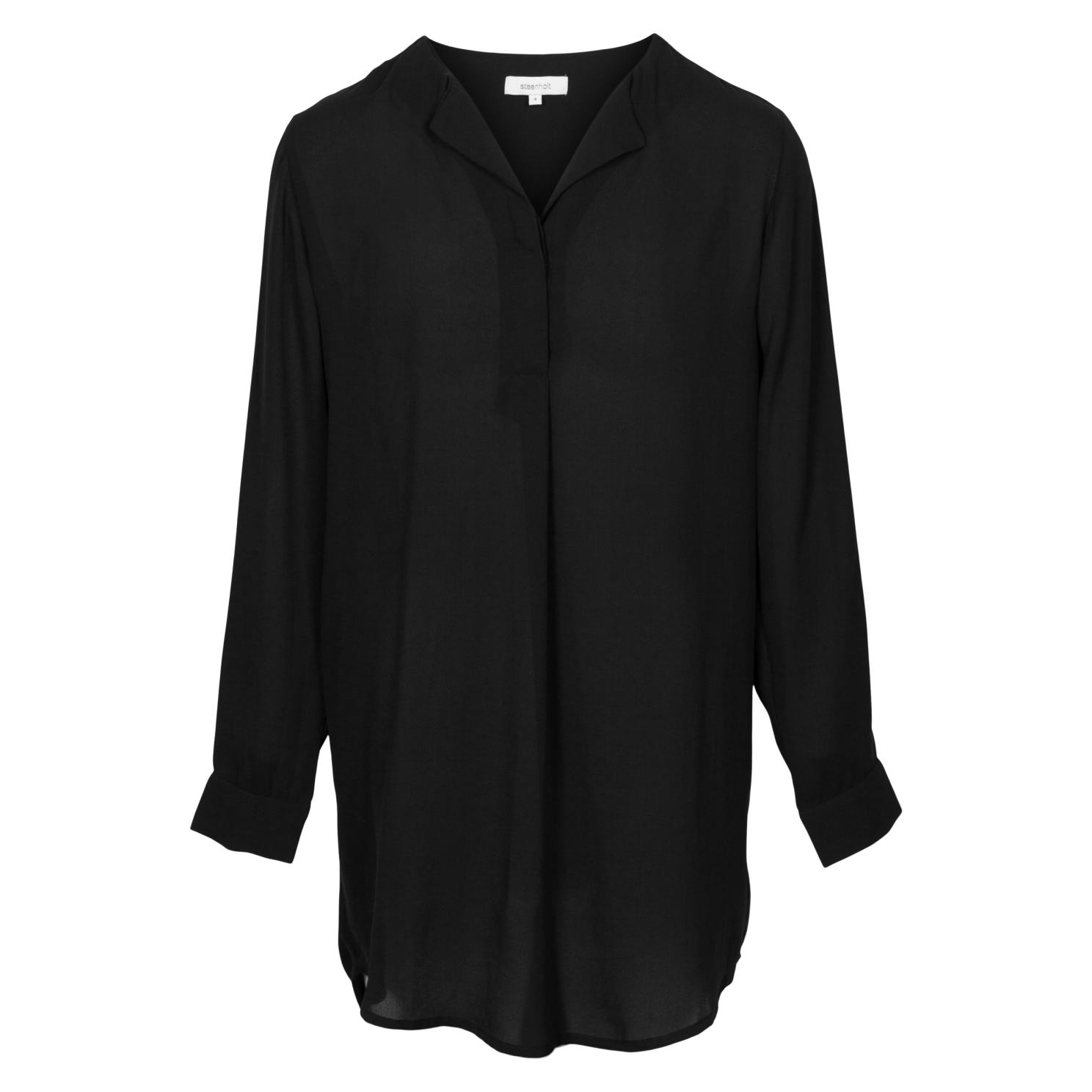 Clara Dame Kjole Plus Size  Jet Black fra Steenholt hos dansk.dk 5712985398830