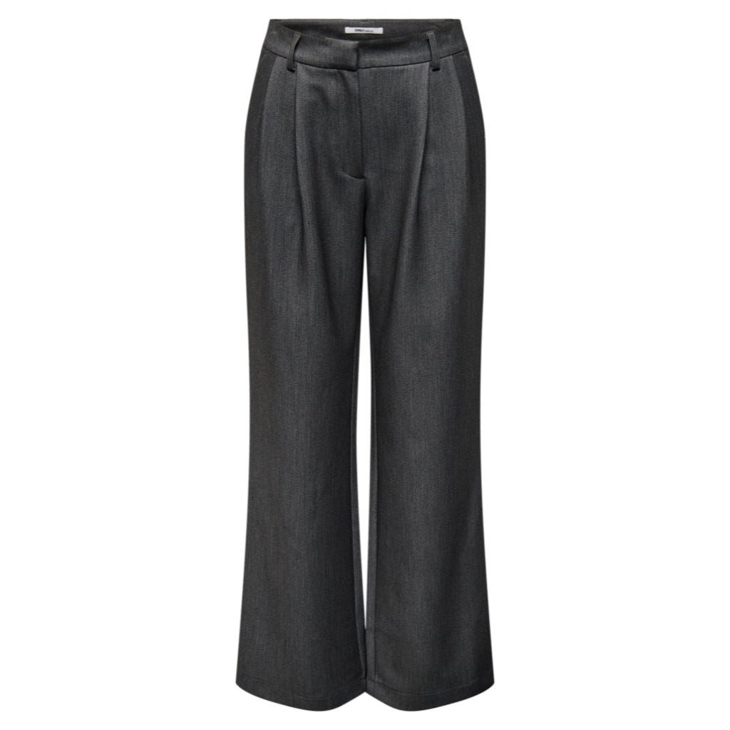 Dame Bukser Onlhattie  Dark Grey Melange fra Only hos Klædeskabet.dk 5715426430755