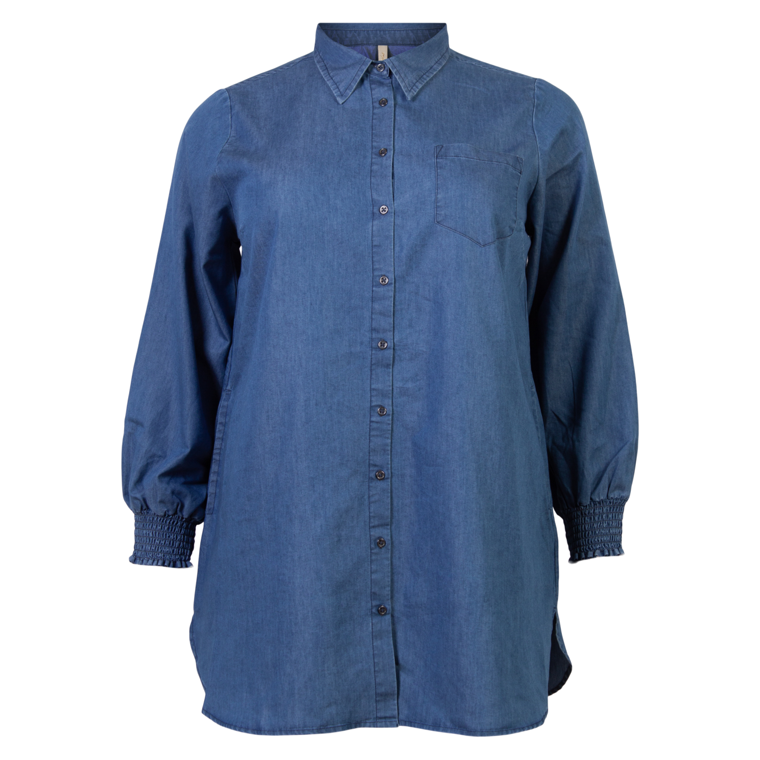 Anella Dame Tunika Plus Size  Blue Wash fra Cassiopeia hos dansk.dk