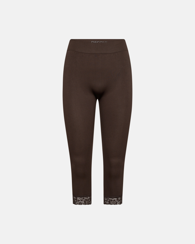 Capri Leggings "seamless" | Polyamid | Brun fra Decoy hos Intimo.dk 5701480719479