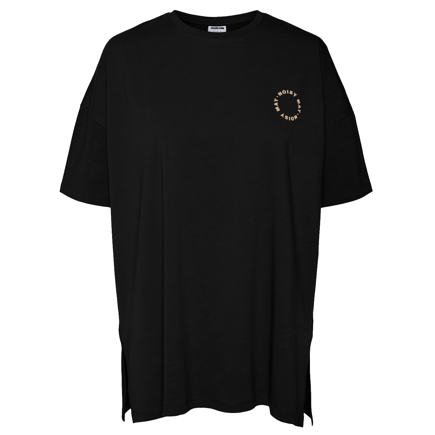 Dame Shirt Plus Size  Black  Logo Hazel fra Noisy May Curve hos dansk.dk