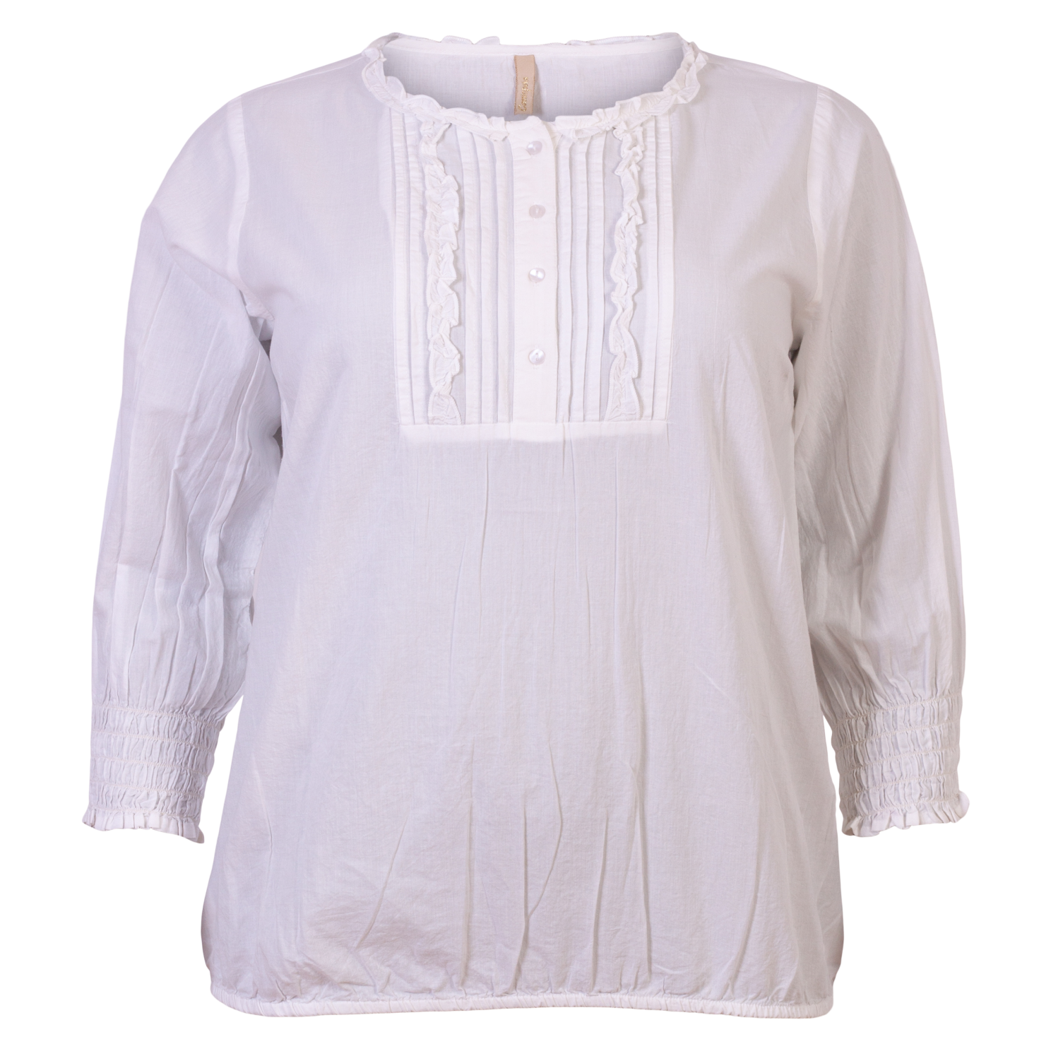 Dame Bluse Plus Size  Offwhite fra Cassiopeia hos dansk.dk