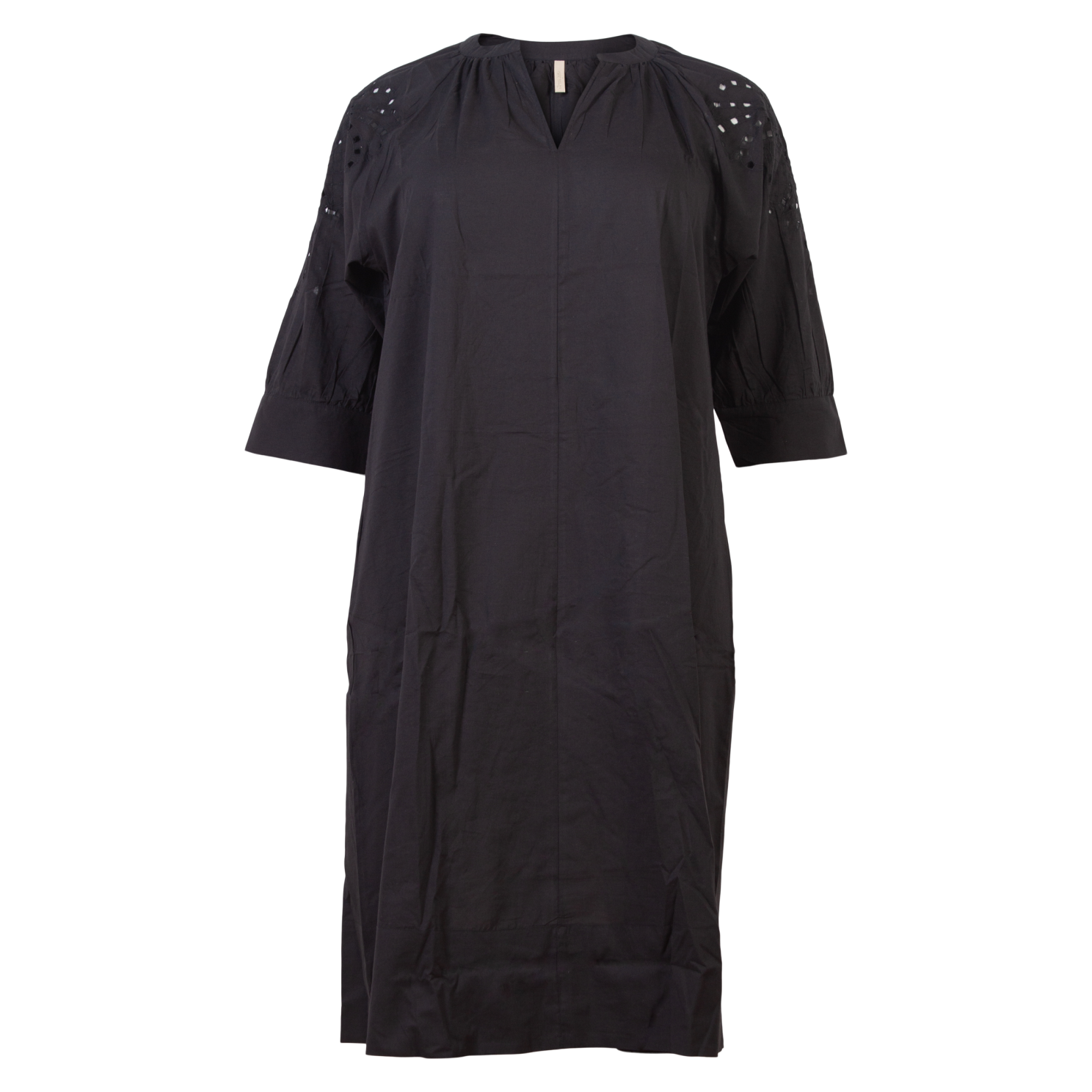 Vilmetta Dame Kjole Plus Size  Deep Black fra Cassiopeia hos dansk.dk 5708316046938