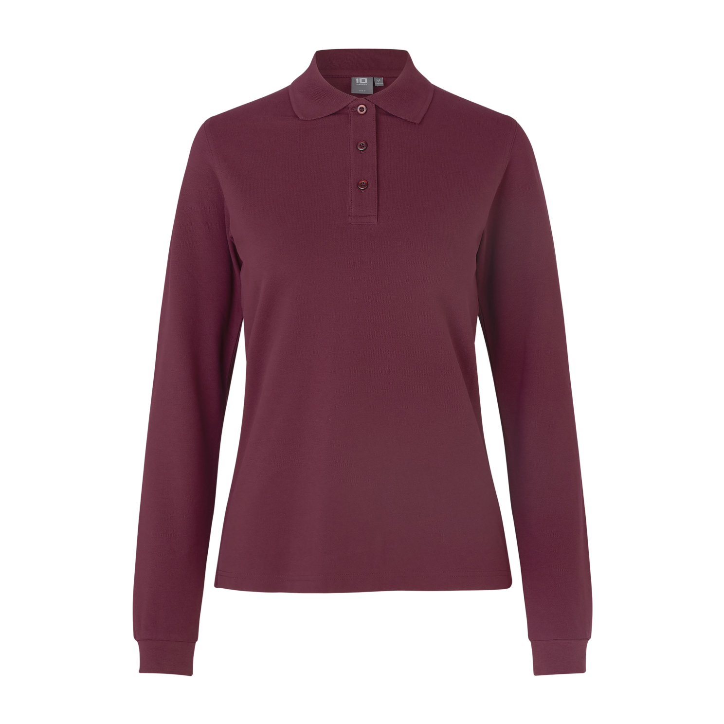 Stretch Dame Polo  Bordeaux fra Id hos dansk.dk 5709245997124