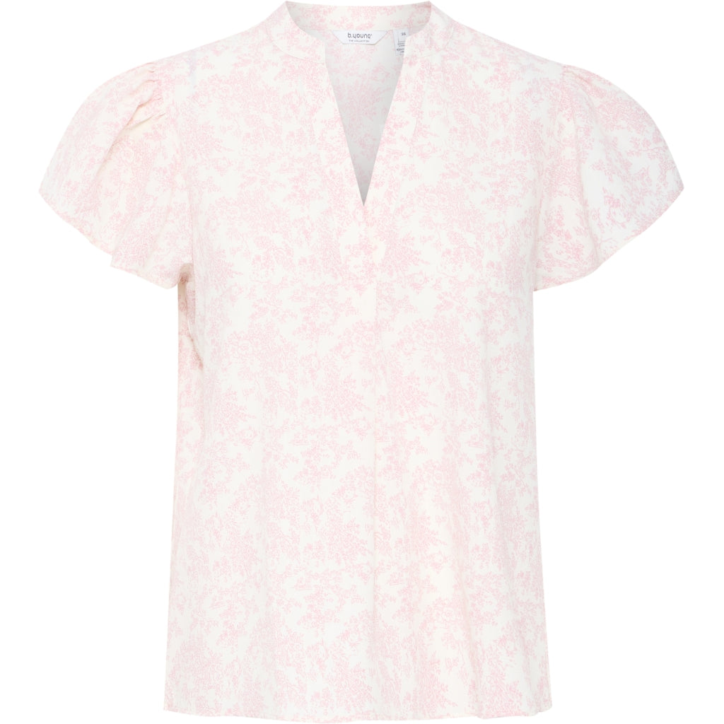 Dame Bluse Byflorlet  Desert Rose Mix fra B.young hos Klædeskabet.dk 5715749130851