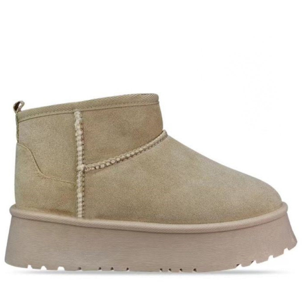 Chloe Dame Bamsestøvler   Beige fra Shoes hos Klædeskabet.dk 5715406386553