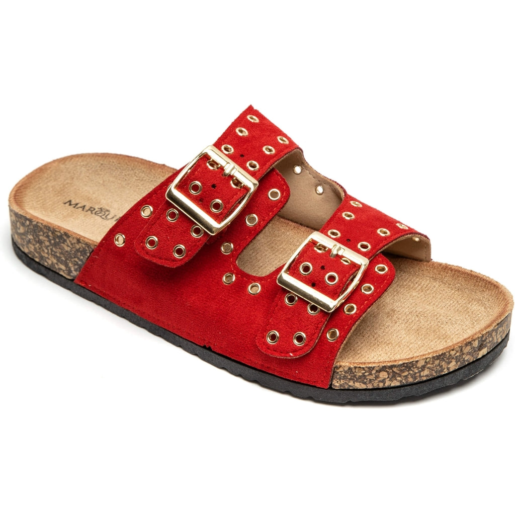 Cyrille Dame Sandaler  Red fra Shoes hos Klædeskabet.dk 5715406738864