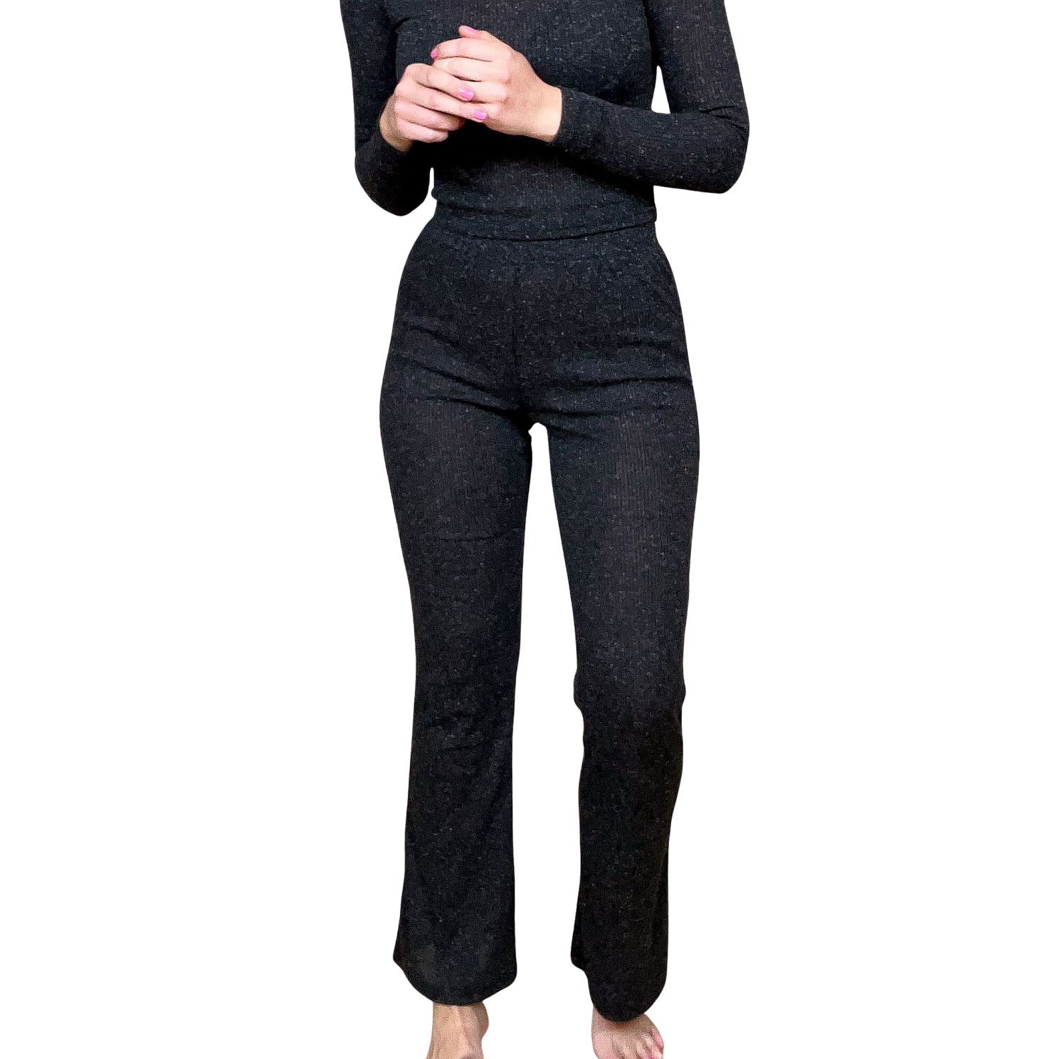 Dame Bukser . Glimmer  Dark Grey Melange fra Noisy May hos dansk.dk 5715316078906
