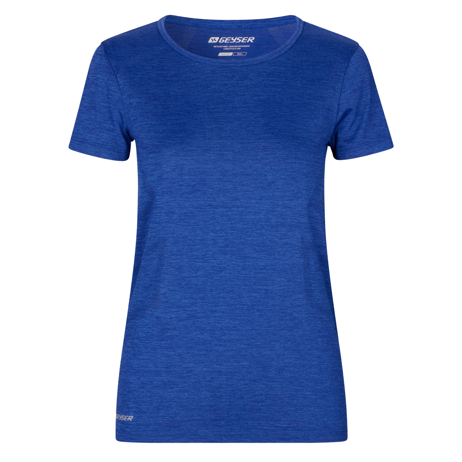 Dame ænings Shirt  Kongeblå Melange fra Geyser By Id hos dansk.dk 5709245944296