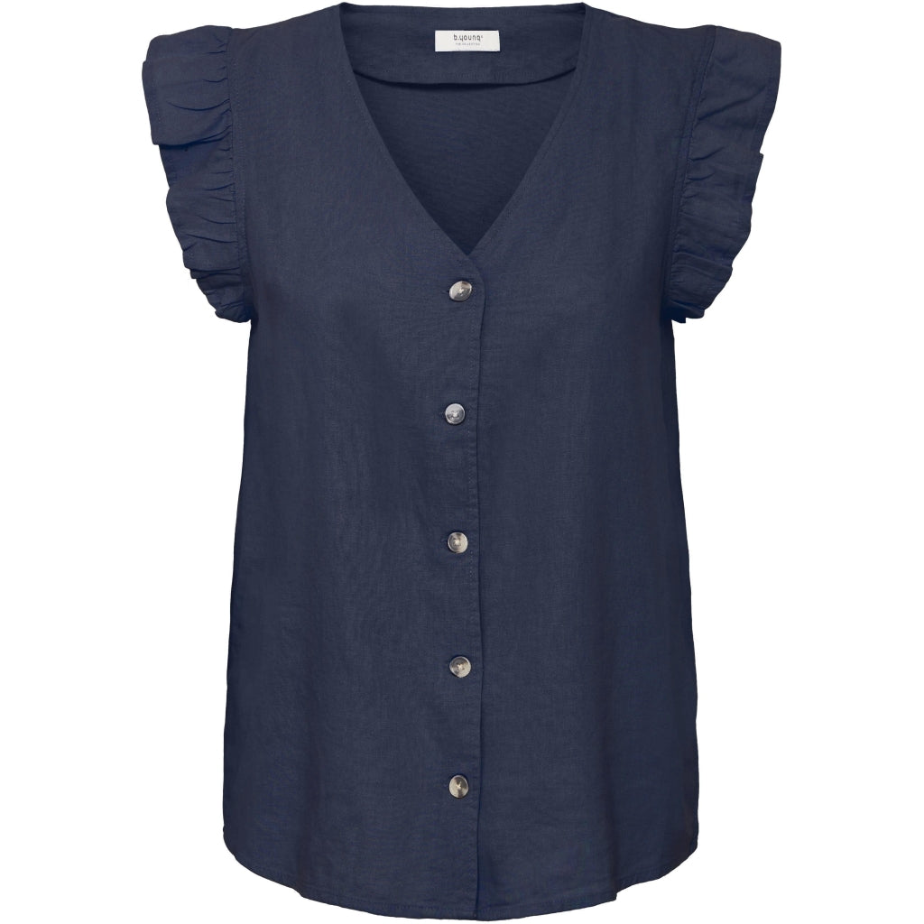 Dame Bluse Byfalakka  Copenhagen Night fra B.young hos Klædeskabet.dk 5715749079662