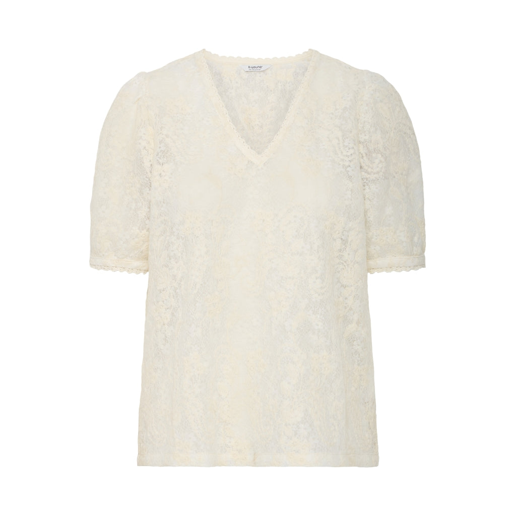Dame Bluse Byipane  Birch fra B.young hos Klædeskabet.dk 5715574817897
