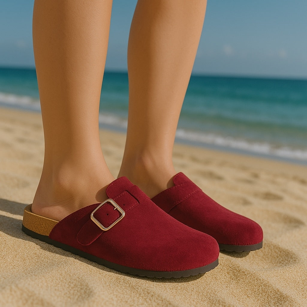 Isabella Dame Sandaler  Bordeaux fra Shoes hos Klædeskabet.dk 5715406734989
