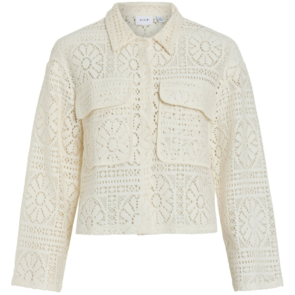 Dame Cardigan Vimerinda  Birch fra Vila hos Klædeskabet.dk 5715361240549