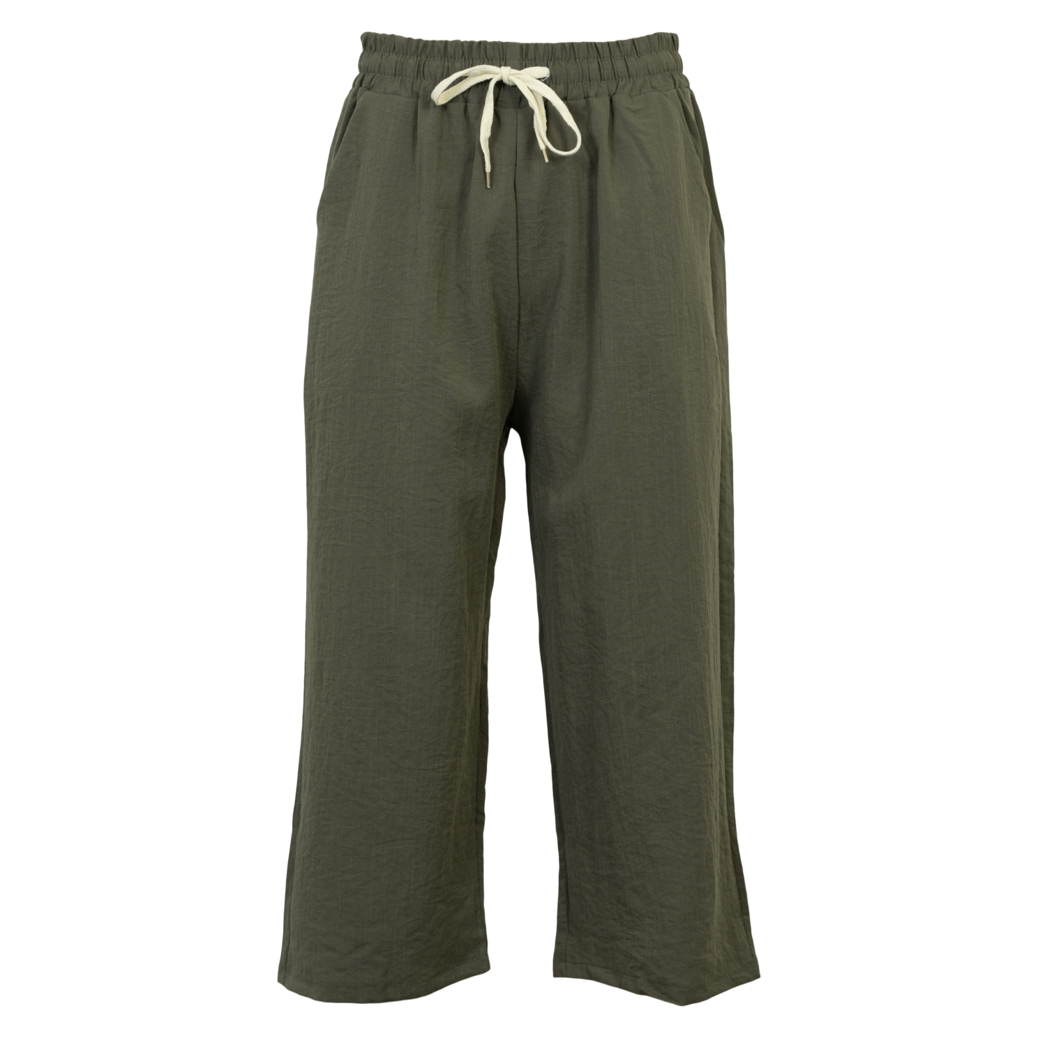 Dame Capri  Army Green fra Anyway hos dansk.dk 5714470240907