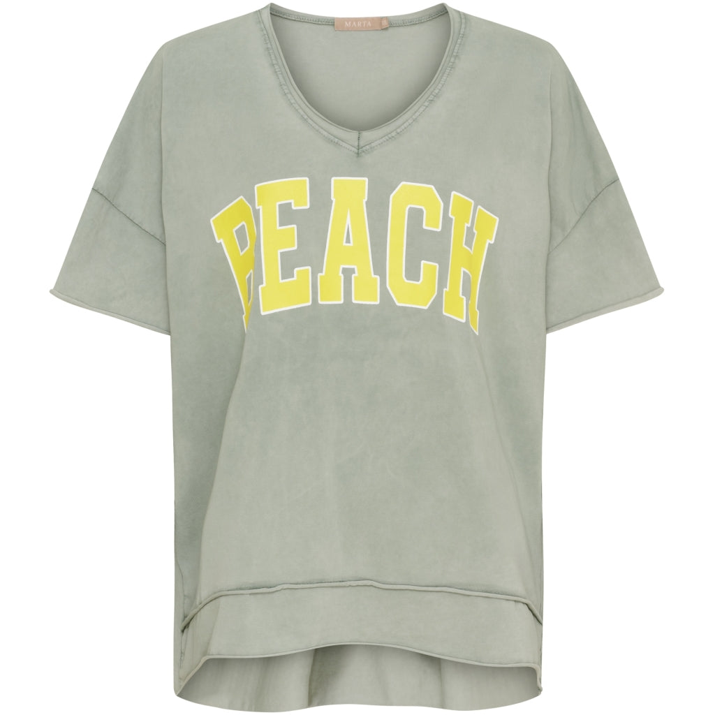 Dame Shirt Mdcnella   Military Yellow fra Marta Du Chateau hos Klædeskabet.dk 5715406816098