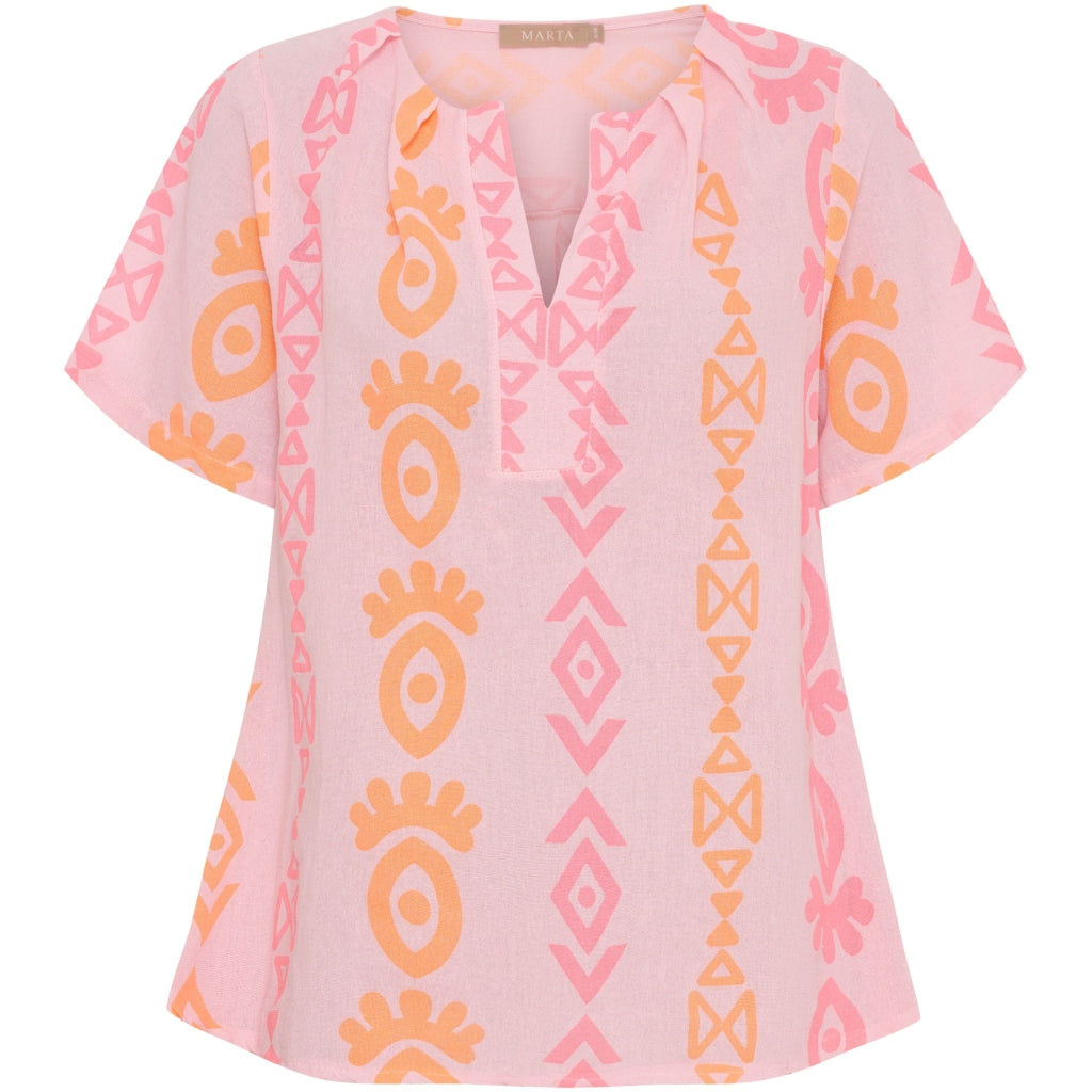 Dame Bluse Mdcstine  Pink fra Marta Du Chateau hos Klædeskabet.dk 5715406823393