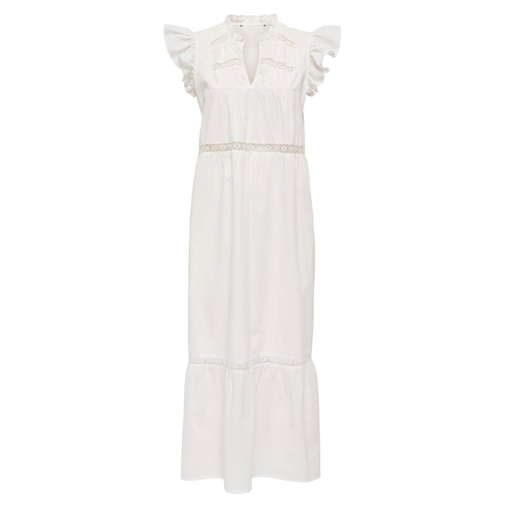 Dame Kjole Onlsunny  Cloud Dancer fra Only hos Klædeskabet.dk 5715730540751