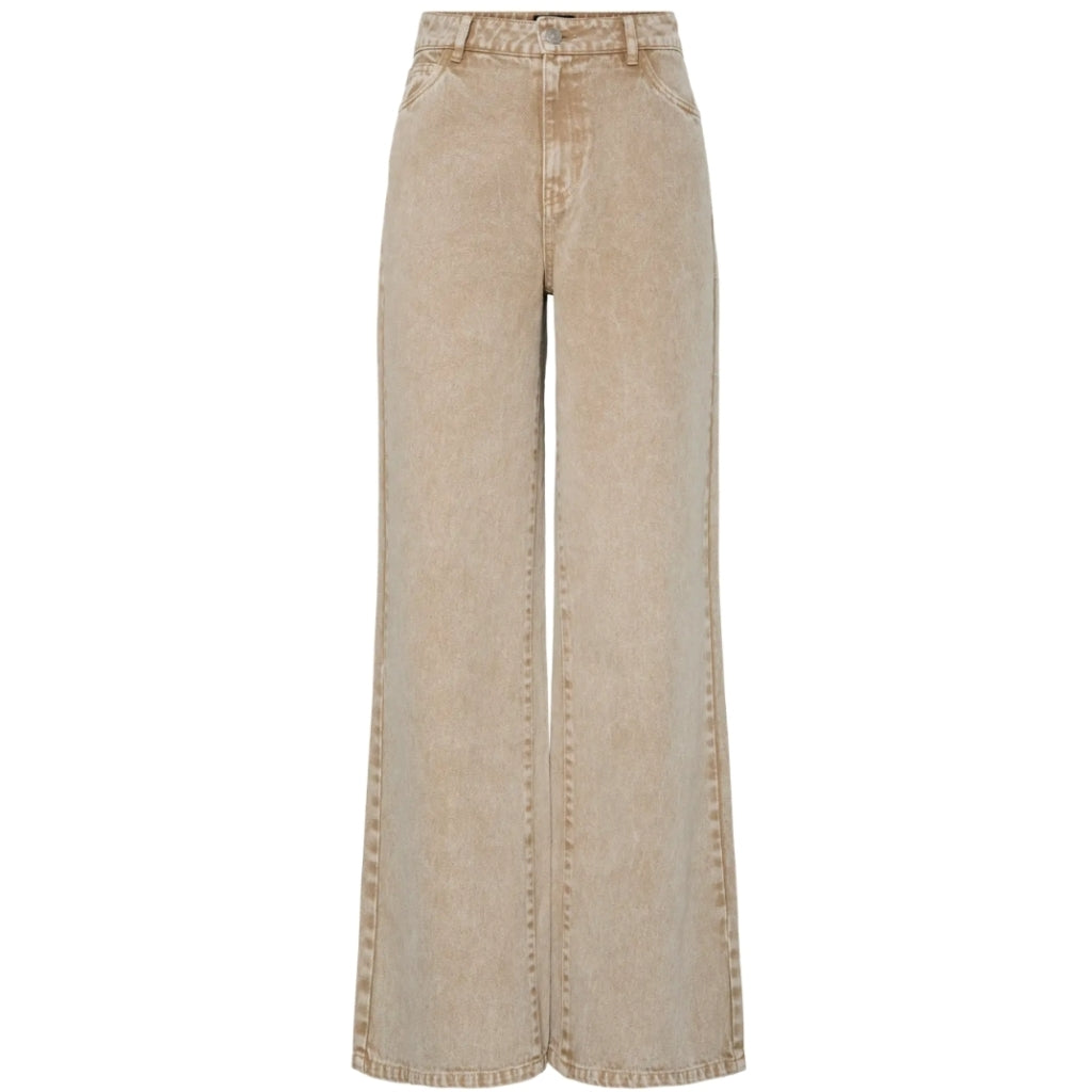 Dame Jeans Pcfay  Sandshell fra Pieces hos Klædeskabet.dk 5715724217584
