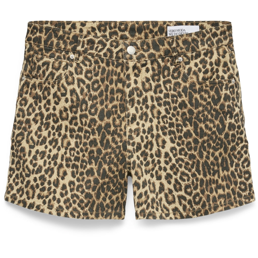 Dame Shorts Vmtess  Silver Mink Leopard fra Vero Moda hos Klædeskabet.dk 5715719557480