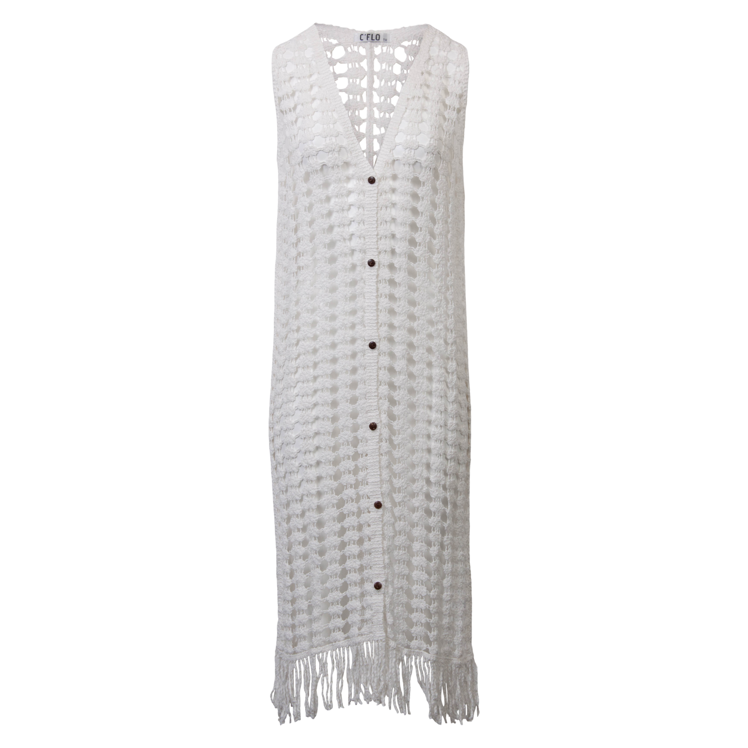Dame Kjole  Hvid  Onesize fra Câ´flo hos dansk.dk 5714470216827